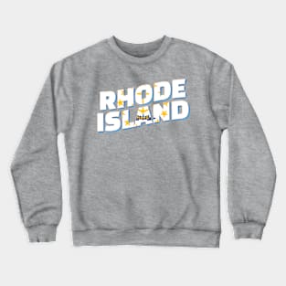 Rhode Island vintage style retro souvenir Crewneck Sweatshirt